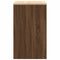 vidaXL - Garagekast - 60x51x85 - cm - massief - grenenhout - bruin - eikenkleurig
