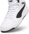 PUMA Rebound v6 - Unisex Sneakers - Imitatieleer - Wit/Zwart - Maat 42