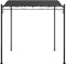 vidaXL - Luifel - 2x2,3 - m - 180 - g/m² - stof - en - staal - antracietkleurig