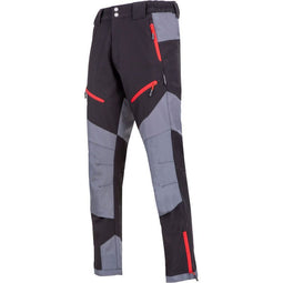 Lahti Softshell Werkbroek - CE-gecertificeerd - Waterdicht 8000 mm - Zwart/Grijs - 2XL