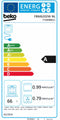 Beko FBM6202WNL - Gasfornuis met elektrische oven - AeroPerfect - 66 liter