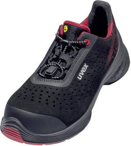 uvex 1 G2 6837245 Lage ESD-veiligheidsschoenen S1P Schoenmaat (EU): 45 Rood/zwart 1 paar