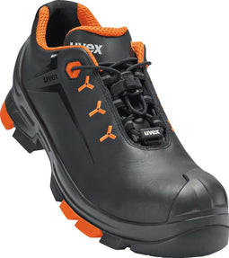 uvex 2 6502243 Veiligheidsschoenen S3 Schoenmaat (EU): 43 Zwart, Oranje 1 paar