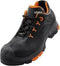 uvex 2 6502243 Veiligheidsschoenen S3 Schoenmaat (EU): 43 Zwart, Oranje 1 paar