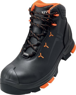 uvex 2 6503244 Hoge veiligheidsschoenen S3 Schoenmaat (EU): 44 Zwart, Oranje 1 paar