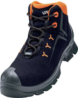 uvex 2 MACSOLE® 6529243 Hoge veiligheidsschoenen ESD S3 Schoenmaat (EU): 43 Zwart, Rood 1 paar