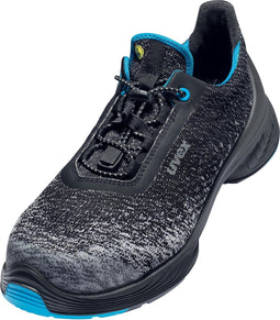 uvex 6834 PU/TPU 6834245 Lage veiligheidsschoenen S1P Schoenmaat (EU): 45 Zwart, Blauw 1 paar