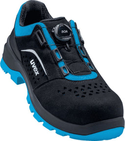 Uvex 9558 9558246 Lage veiligheidsschoenen S1P Schoenmaat (EU): 46 Zwart/blauw 1 paar