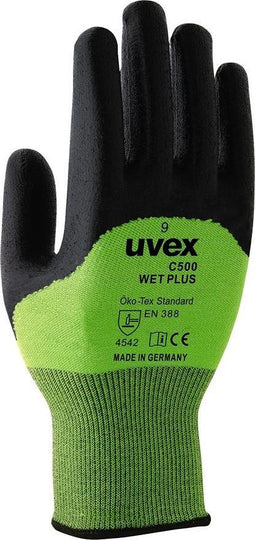 Uvex C500 Wet Plus Handschoen maat 10