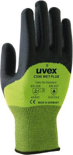 Uvex C500 Wet Plus Handschoen mt 8