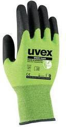 Uvex - D500 Foam Snijbestendige Veiligheidshandschoen - EN 388 - Maat 8