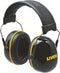 Uvex K20 - Opvouwbare hoofdtelefoon met ruisonderdrukking 33dB zwart
