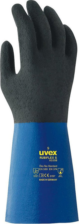 Uvex Rubiflex S XG35B Chemisch bestendige handschoen XL