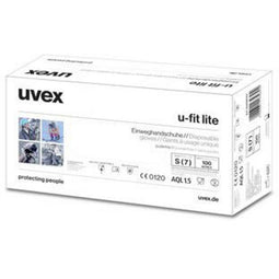 uvex u-fit lite 6059709 Wegwerphandschoen 100 stuk(s) Maat (handschoen): L EN 374