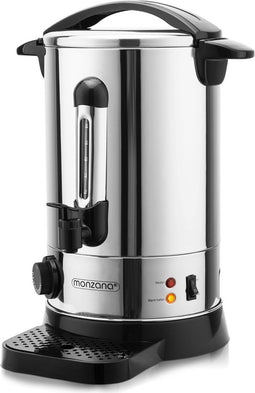 Monzana Glühweinketel 6,8 l - Warmhoudketel 30-110°C - RVS