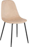 Mica Decorations Corby - Eetkamerstoel - Gerecycled polyester - Taupe