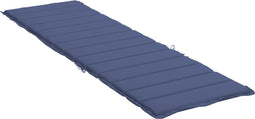 vidaXL - Ligbedkussen - oxford - stof - marineblauw