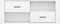 vidaXL - Tv-meubel - 100x35x40 - cm - bewerkt - hout - hoogglans - wit