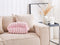 PANARA - Sierkussen - Roze - 45 x 25 cm - Fluweel