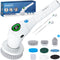 Beepro® Elektrische Schoonmaakborstel - Schrobber met 10 Opzetstukken - IPX5 Waterdicht - Verstelbare Steel tot 108CM (1 stuk)