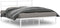 vidaXL - Bedframe - met - hoofdbord - metaal - wit - 160x200 - cm