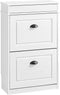 SoBuy FSR78-WG - Schoenenkast - 2 klapdeuren - Wit
