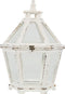Outdoor Living lantaarn Sierra Nevada - wit hout