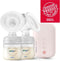 Philips Avent SCF397/11 - Dubbele Elektrische Borstkolf - Natural Motion-technologie - Roze Wit