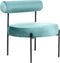 Fauteuil ALPHA Fluweel Turquoise
