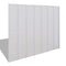 vidaXL - Douche - en - badscherm - 140 - x - 168 - cm - 7 - panelen - met - handdoekrek