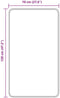 vidaXL - Ligmat - Rechthoekig - Crème - 70x120 - cm - Polypropyleen - Antislip