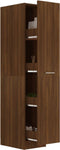 vidaXL - Apothekerskast - 30x42,5x150 - cm - bewerkt - hout - bruin - eikenkleur