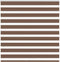 vidaXL - Zebra - rolgordijn - 145x100 - cm - stofbreedte - 140,9cm - polyester - bruin