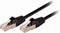 CAT5e Netwerkkabel - SF/UTP - RJ45 Male - RJ45 Male - 1.00 m - Rond - PVC - Zwart - Envelop