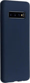 Accezz Samsung Galaxy S10 - Liquid Silicone Backcover - Schokabsorberend - Donkerblauw