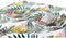 Vlekbestendig tafelkleed Belum 0119-4 Multicolour 200 x 150 cm Tropisch