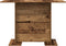 vidaXL - Eettafel - Oud - Hout - 110x60x75 - cm - Bewerkt - Hout