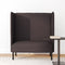 vidaXL - Hoge - Rug - Sofa - Donkerbruin - 109x56x121 - cm - Stof