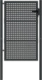vidaXL - Poort - 105x175 - cm - staal - antracietkleurig