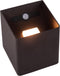 Lucide VERTIGO - Oplaadbare Wandlamp - Dimbaar LED 1x6W 2700K - IP54 - Bewegingssensor - Zwart