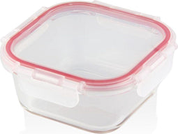 Mehrzer - Vershouddoos - 0.5 Liter - vierkant - Bake-en-Lock - Rood