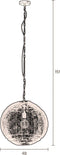Dutchbone Meezan - Hanglamp - Industriële design - Grijs (M)