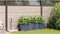 vidaXL - Tuinplantenbakken - met - Waterirrigatiesysteem - - - 4 - stuks - - - Grijs