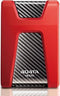 Adata DashDrive Durable HD650 - Externe HDD 1TB - USB 3.0 - Rood