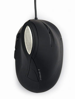Gembird MUS-ERGO-03 - Optische muis - 6 knoppen 3200 DPI - Zwart