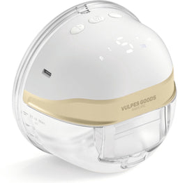 Vulpes Goods® BabyCare - Elektrische Draadloze Borstkolf - Handsfree - BPA-Vrij - Premium White & Gold PRO