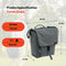 New Looxs Tulum Single - Enkele Fietstas - 100% Gerecycled Polyester - Geschikt voor Elektrische Fietsen - 16 liter - Grey-Green