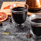 Dubbelwandige theeglazen koffieglazen - Cappuccino glazen - Warme en koude dranken koffietassen dubbelwandig - 250 ML - Set van 4 - VDN