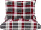 vidaXL - Palletkussens - 2 - st - ruitpatroon - stof - rood