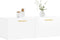 vidaXL - Wandkast - 100x36,5x35 - cm - bewerkt - hout - hoogglans - wit